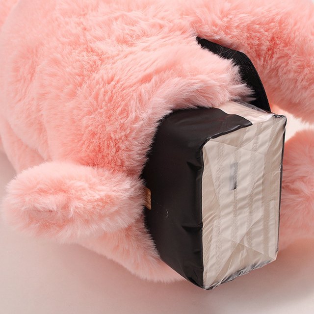 2024 (PinkFox) Car tissue box/trash can two in one