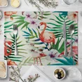 thumbnail image 1 of 2024 Placemat Cartoon Colorful Bird Pattern Linen Fabric Table Mats Family Dinner Tableware Kitchen Table Mat, 1 of 6