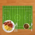 thumbnail image 1 of 2024 Placemat Soccer Football Field Print for Dining Table Linen Tableware Mat Coffee Cup Pads Dining Table Mats Kitchen Accessories, 1 of 7
