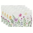 thumbnail image 1 of 2024 Placemat Spring And Summer Flowers Table Tulip Hydrangea Lavender Kitchen Table Cushion, 1 of 6
