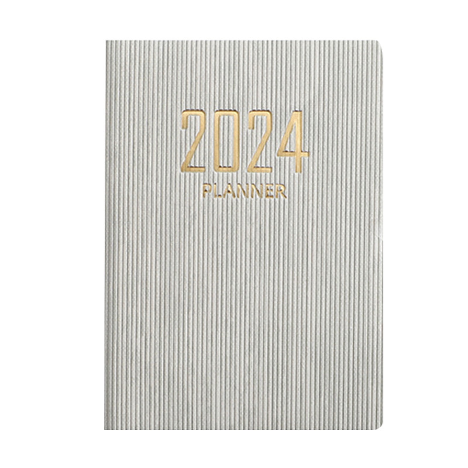 2024 Planner Notebook A7 Planning Notebook Calendar Double PU Leather