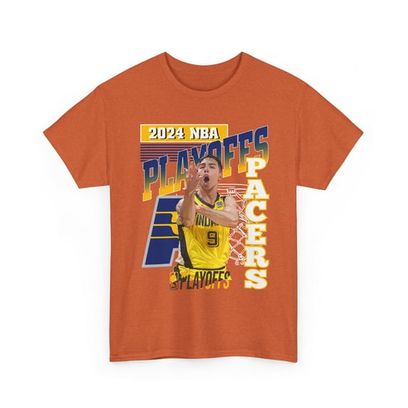 2024 Playoffs Indiana T.J. McConnell 3 point basketball Unisex Cotton Tee