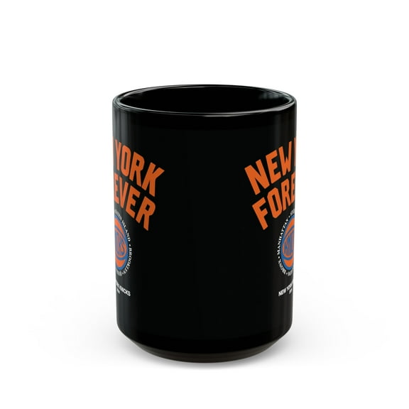 2024 Playoffs New York Forever Basketball Black Mug 11/15oz
