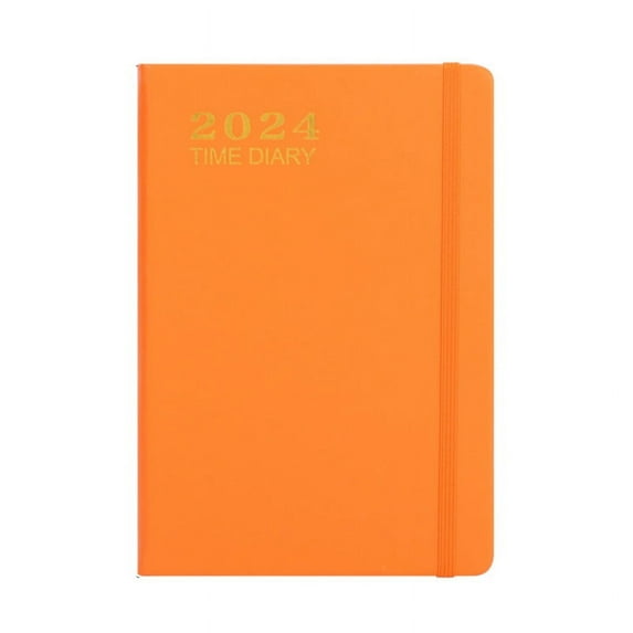 2024 Pocket Planner Calendar 2024 , Weekly Monthly Planner with Pocket, Elastic Closure, Note Pages, Monthly Tabs Orange
