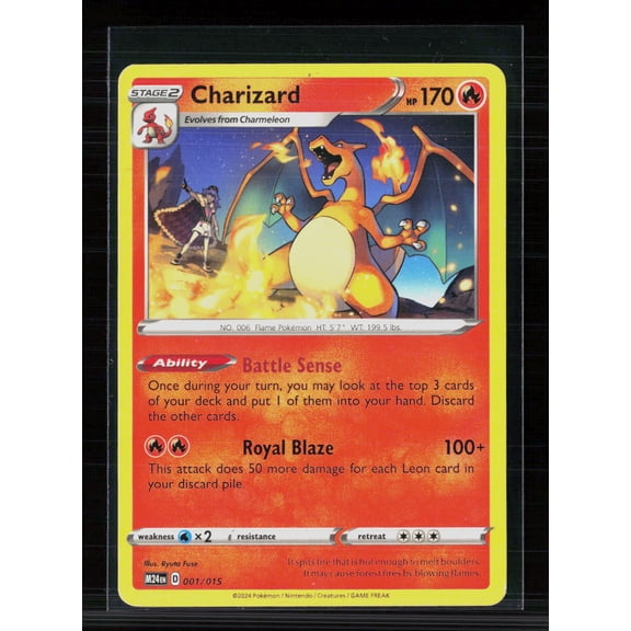 2024 Pokemon McDonald's Collection Charizard Holo Trading Card 1/15 English