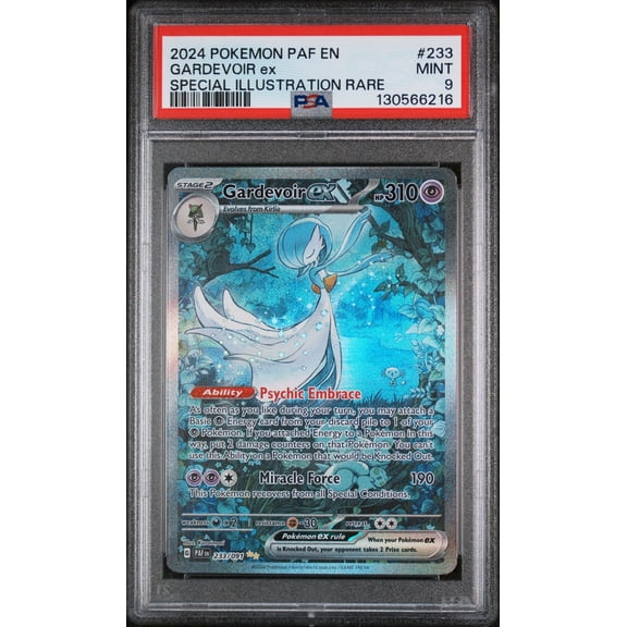 2024 Pokemon Scarlet and Violet Paldean Fates Special Illustration Rare Gardevoir Ex #233 PSA 9