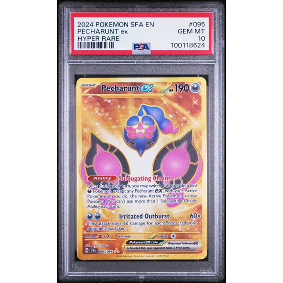 2024 Pokemon Shrouded Fable Pecharunt EX Hyper Rare PSA 10 #095
