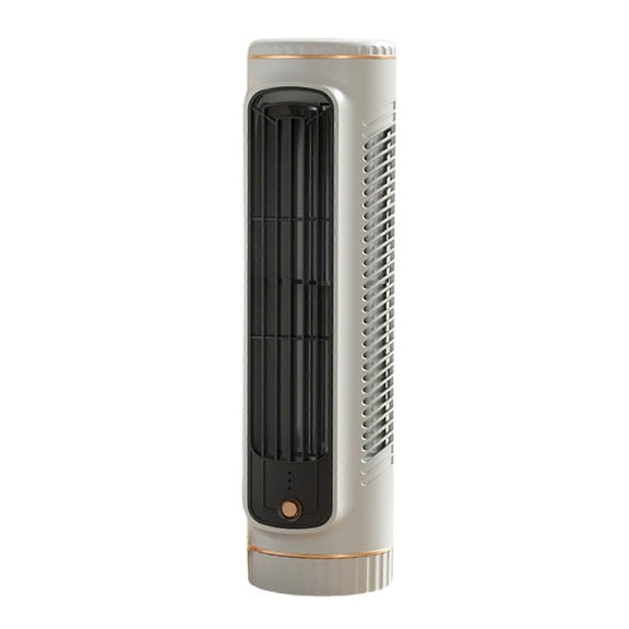 2024 Portable Cooling Tower Fan, USB Rechargeable Tower Air Cooler 3 Speeds Bladeless Fan for Home Office