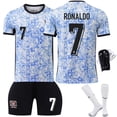 thumbnail image 1 of 2024 Portuguese Portuguese Football Services No. 7 Cristiano Ronaldo 8B Fei 11 Philips European Cup Jersey Set, 1 of 3