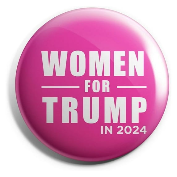 2024 Presidential Election Buttons (2.25 inches) – Donald Trump & President Biden (5 Pack) Made in The USA (Trump 5)