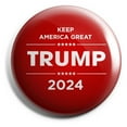thumbnail image 1 of 2024 Presidential Election Buttons (2.25 inches) – Donald Trump & President Biden (5 Pack) Made in The USA (Trump 6), 1 of 2