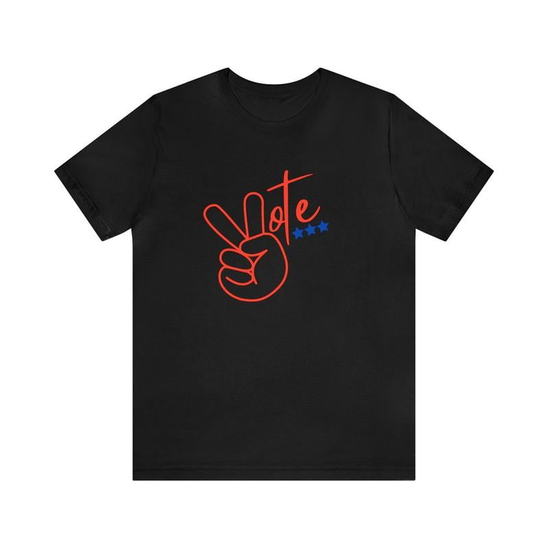 . 2024 Presidential Election . I Voted . Peace Sign Vote . Cool