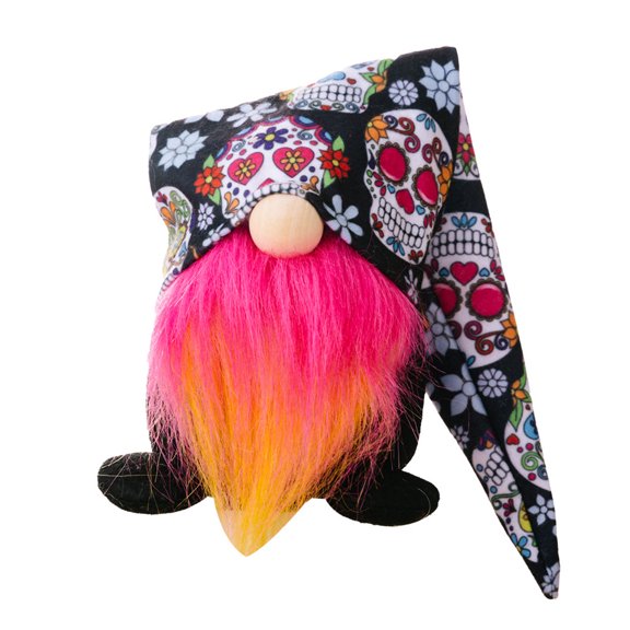 2024 Print Hat Halloween Gnomes Faceless Doll Swedish Tomtes Scandinavian Figurine for Kitchen Tiered Tray Decoration