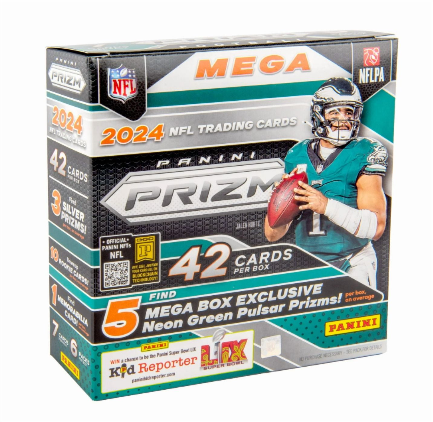2024 Prizm Football Mega (Neon Green Pulsar Prizms)