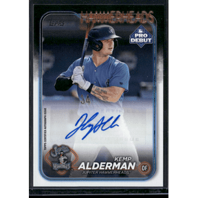 2024 Topps Pro Debut Kemp Alderman #PD-150 Auto Baseball Card