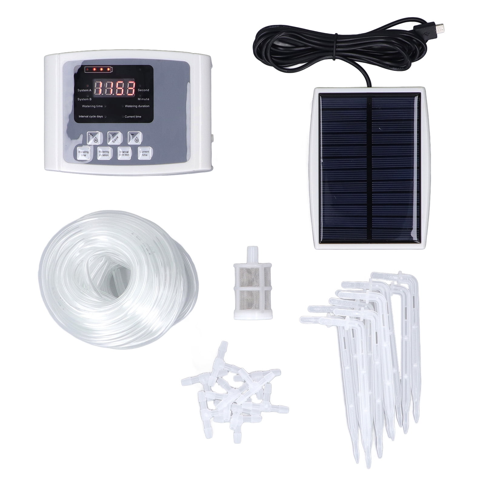 2024 Programmable Digital Display Solar Pump Automatic Watering System