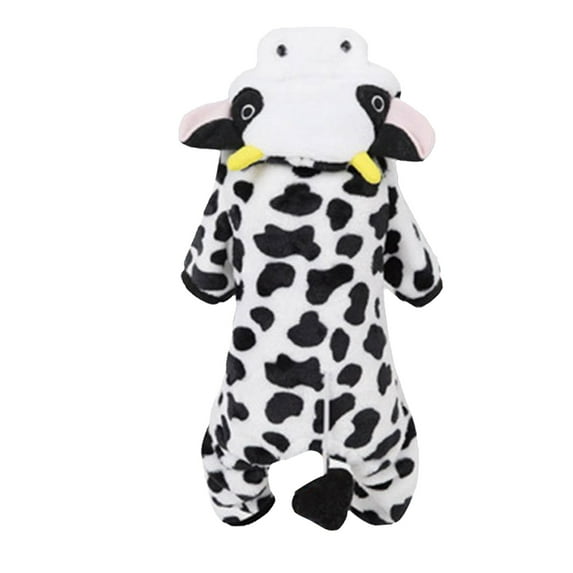 2024 Puppy Clothes Cows Dog Pet Clothes Hangers for Closet Clothes Cattle Clothing Role Pet Clothes for Large Dogs Girl Playing Clothing Pet Supplies Winter Pajamas Jumpsuits Dog Wool Jackets
