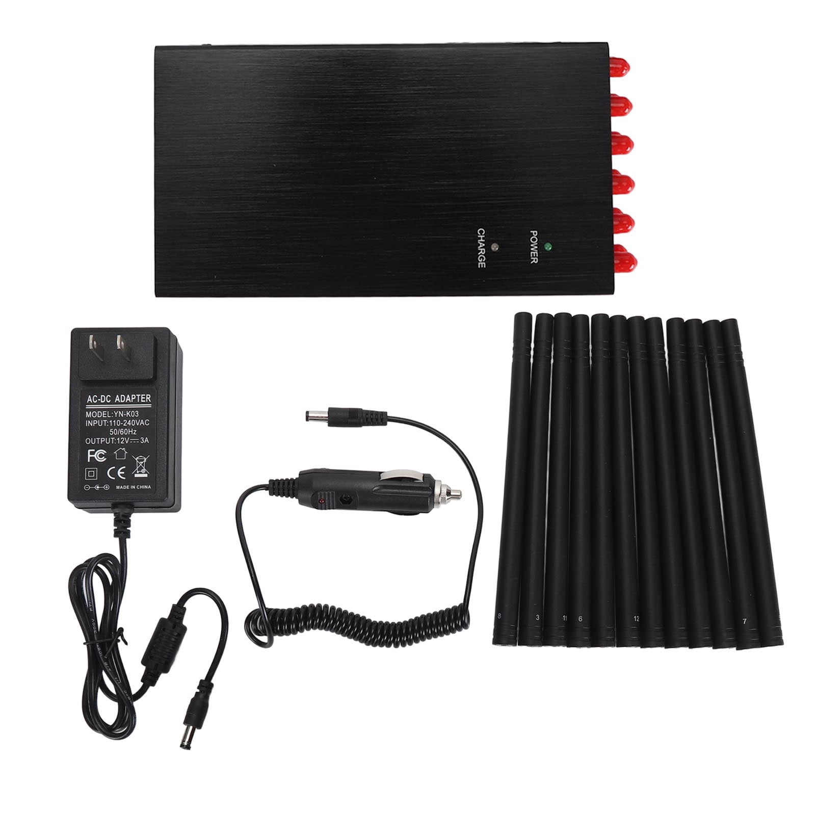 2024 Recording Device Detector 12 Channel 8000mAh Rechargeable Battery