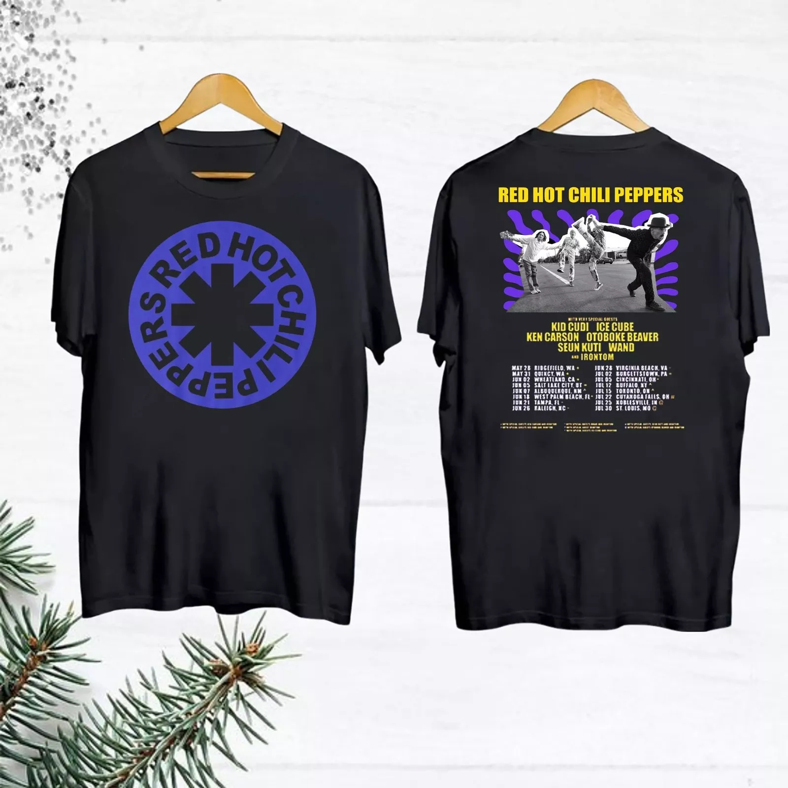 2024 Red Hot Chili Peppers Tour Tshirt Red Hot Chili Peppers Band Shirt Rhcp