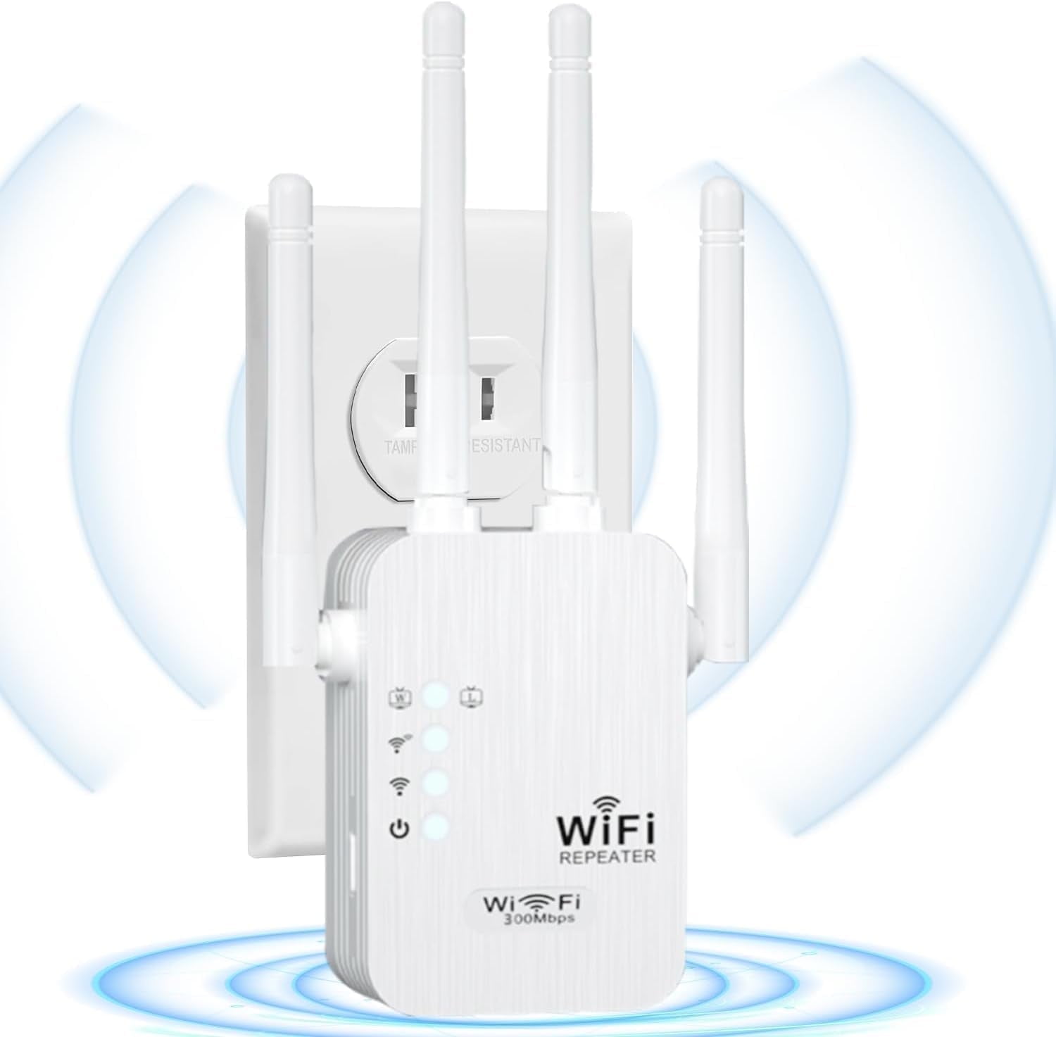 Auzui WiFi Extender Signal Booster For Home Long Range Up To 9277 Sq 