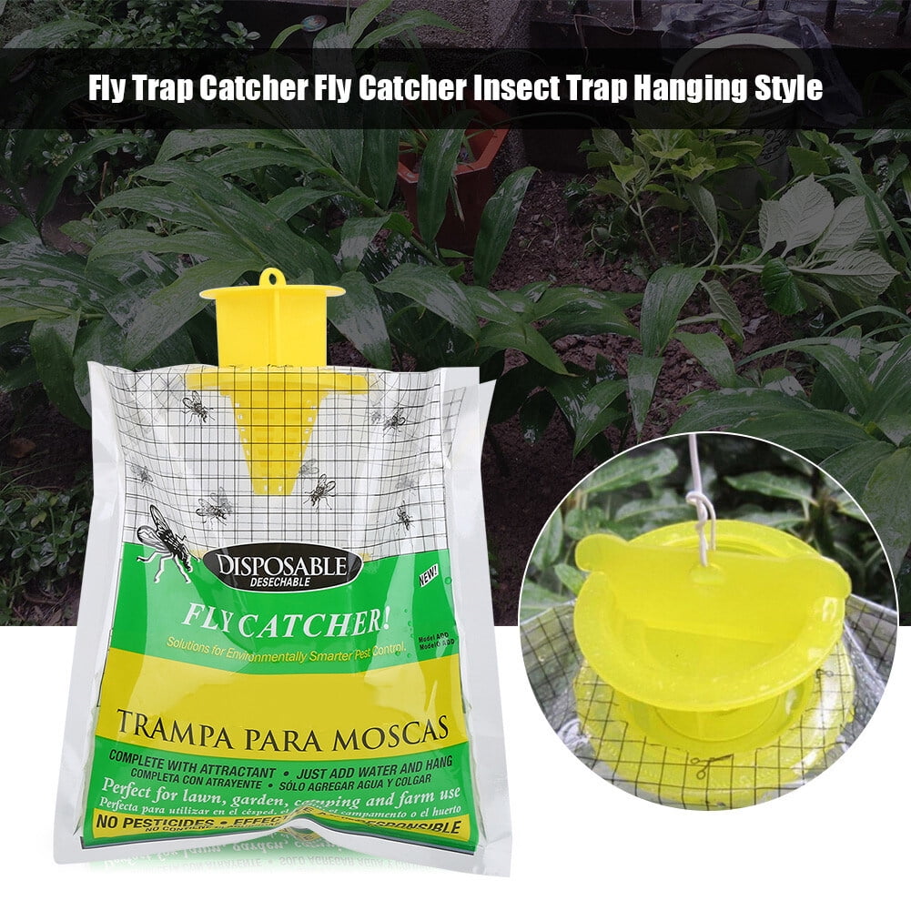 2024 Rescue Disposable Fly Trap Bag Catches Up Flies Just Add Water
