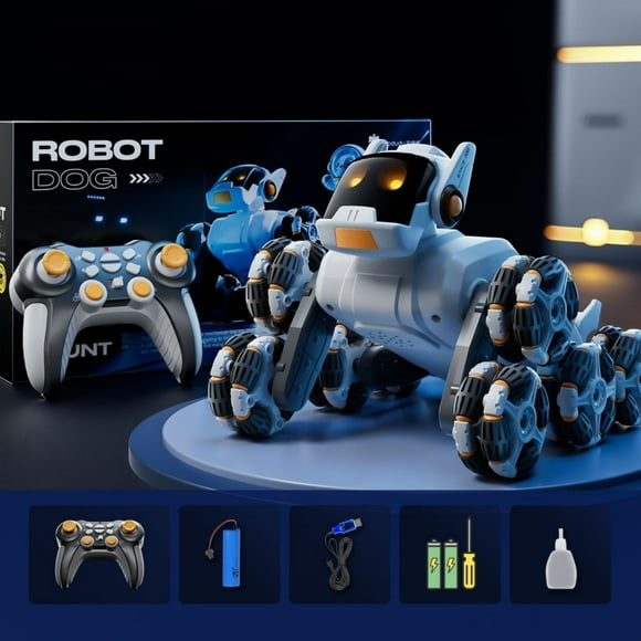 2024 Robotic Dog Remote Control Car, 360 Rotating Arms With Drift Driving, Steam Effects For Intelligent Play