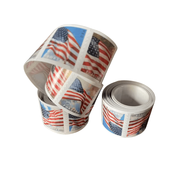 2024 Roll of 100 | Ideal for Sending Letters and Greeting Cards