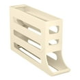 2024 Rolling Egg Organizer Fridge Storage With Slide Out Tray Automatic