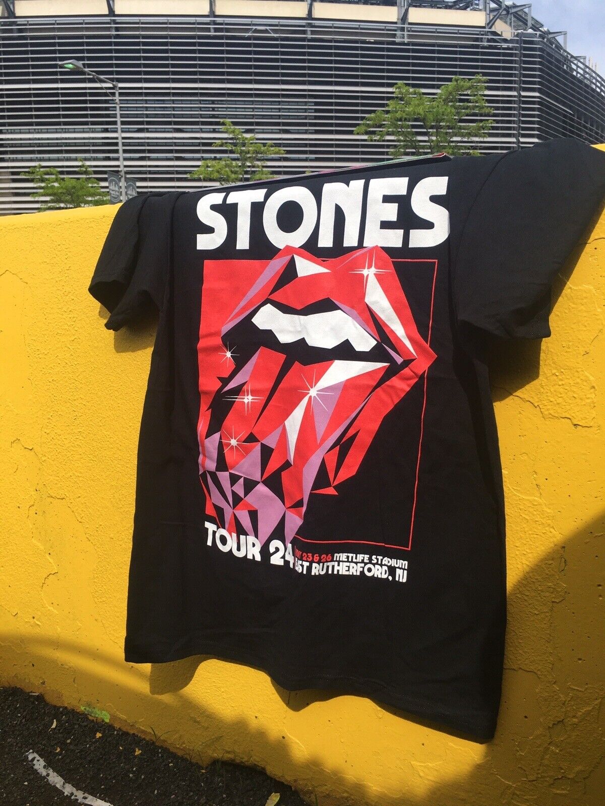 2024 Rolling Stones Event Shirt XL NJ/NY Tour MetLife Stadium New