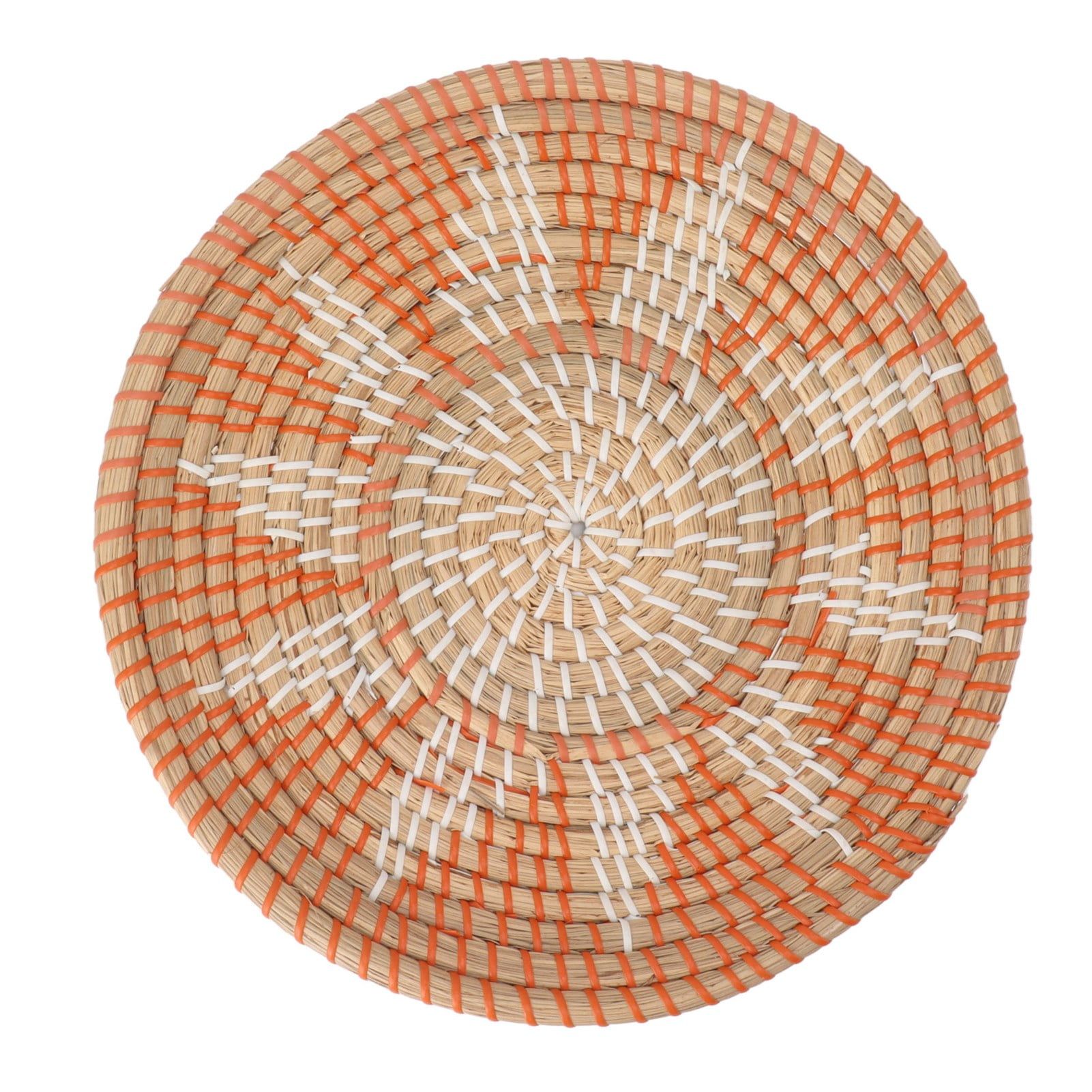 2024 Round Grass Wall Ornaments 35cm Diameter Hand Knitting Hanging