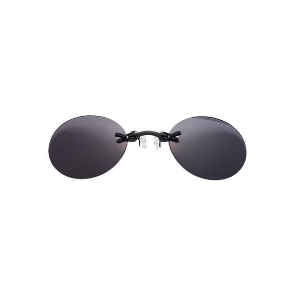 2024 Round Rimless Fashion On Nose Glasses for Men Cycling Eyewear