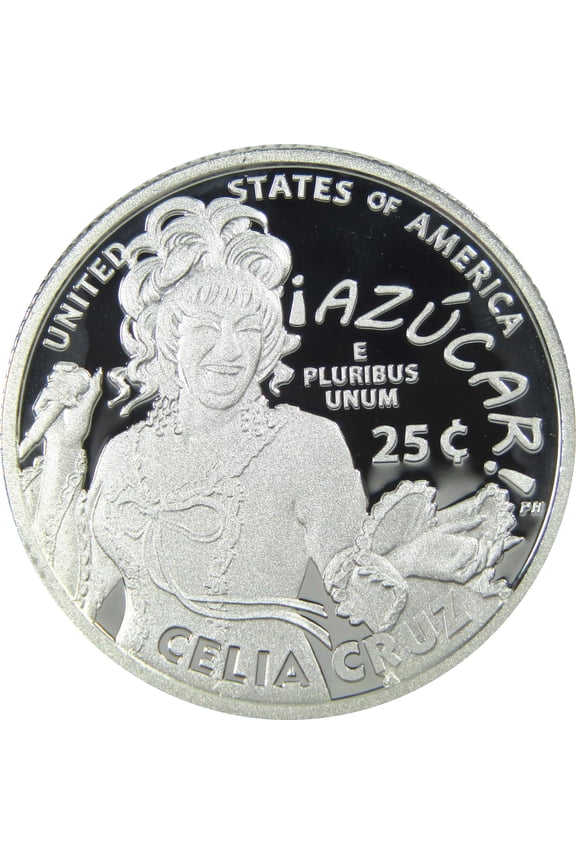 2024 S Celia Cruz American Women Quarter .999 Silver 25c Proof Coin