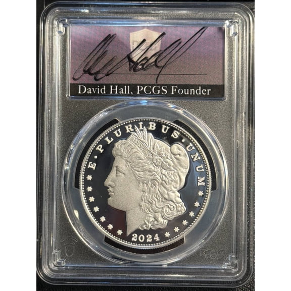 2024 S Modern Morgan Dollar PCGS PR-70 DCAM FDOI David Hall