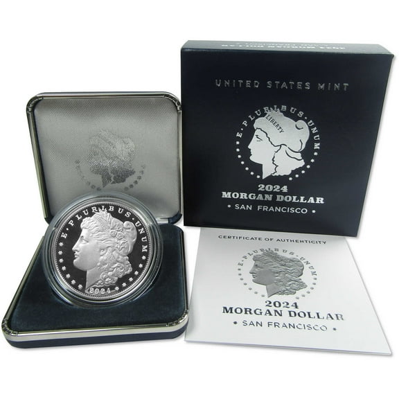 2024 S Morgan Dollar Choice Proof .999 Silver $1 Coin OGP COA