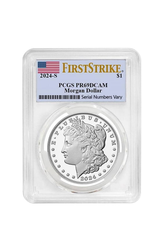 2024-S Morgan Silver Dollar Proof Coin PCGS PF 69 FS