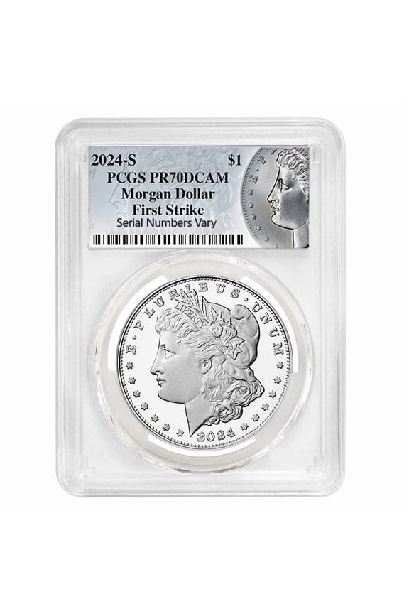 2024-S Morgan Silver Dollar Proof Coin PCGS PF 70 FS (Morgan Label)