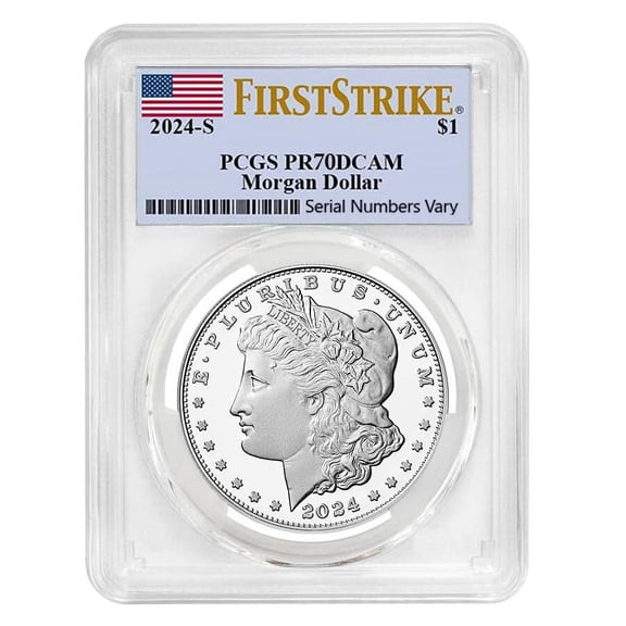 2024-S Morgan Silver Dollar Proof Coin PCGS PF 70 FS
