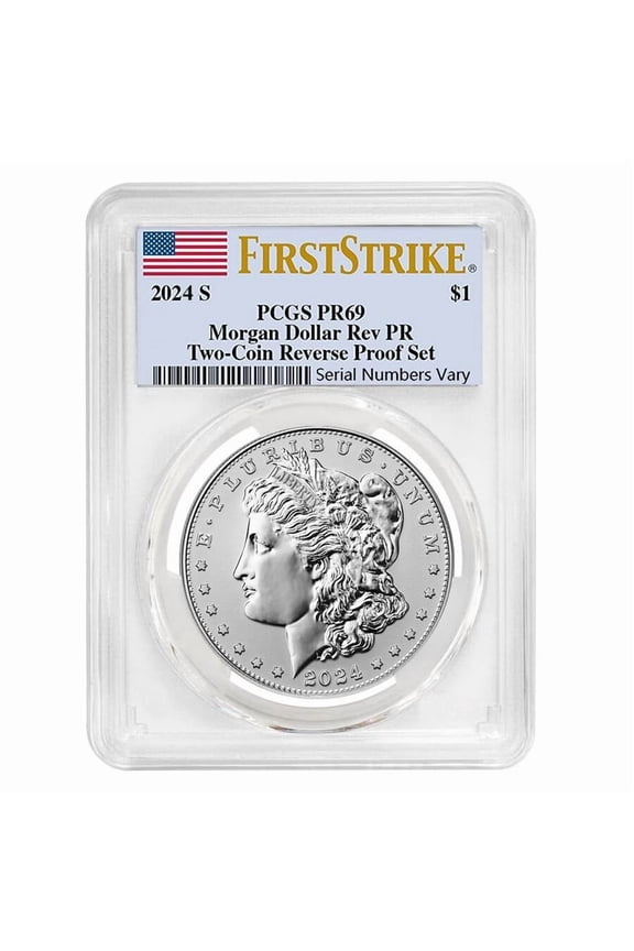 2024-S Morgan Silver Dollar Reverse Proof PCGS PF 69 FS