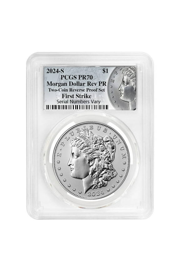 2024-S Morgan Silver Dollar Reverse Proof PCGS PF 70 FS (Morgan Label)