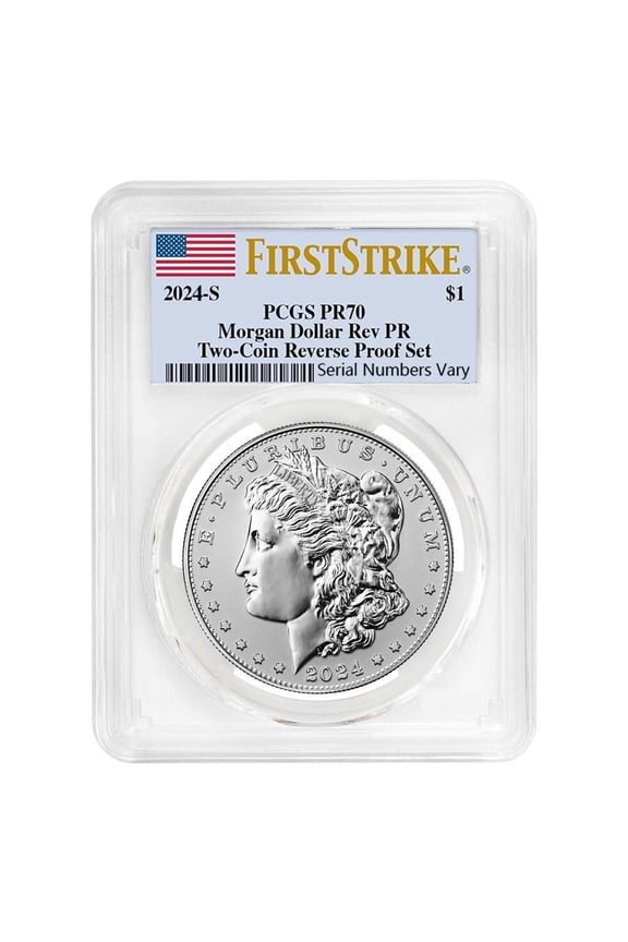 2024-S Morgan Silver Dollar Reverse Proof PCGS PF 70 FS