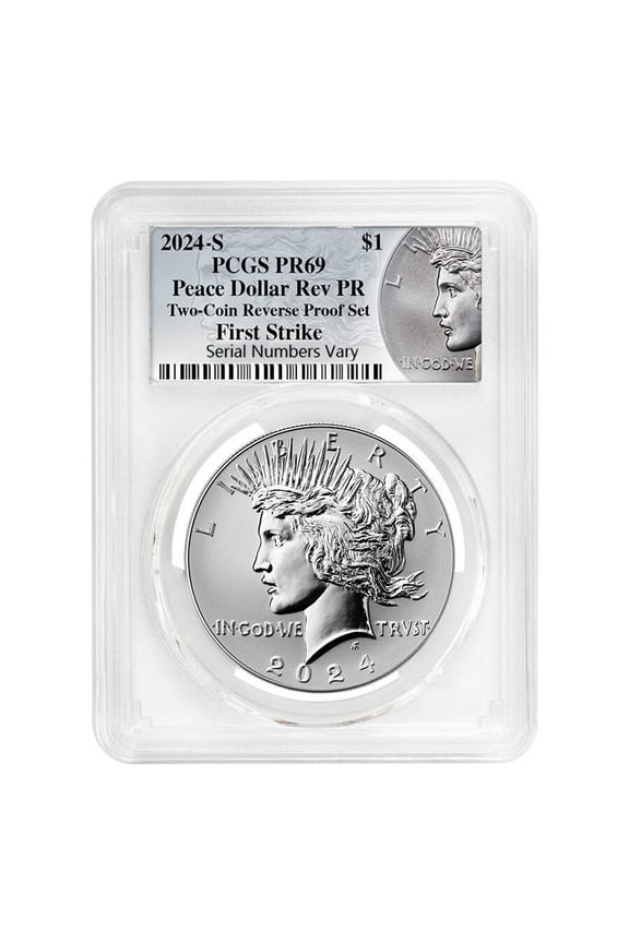 2024-S Peace Silver Dollar Reverse Proof PCGS PF 69 FS (Peace Label)