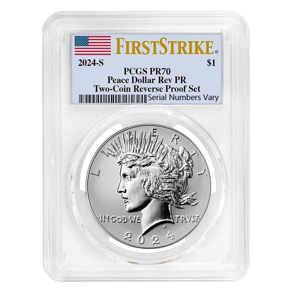 2024-S Peace Silver Dollar Reverse Proof PCGS PF 70 FS