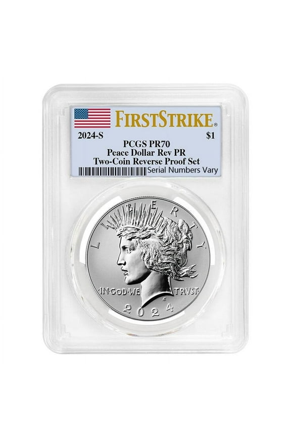 2024-S Peace Silver Dollar Reverse Proof PCGS PF 70 FS