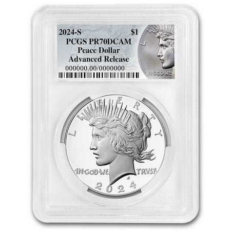 2024-S Proof Silver Peace Dollar PR-70 PCGS (AR, Peace Label)