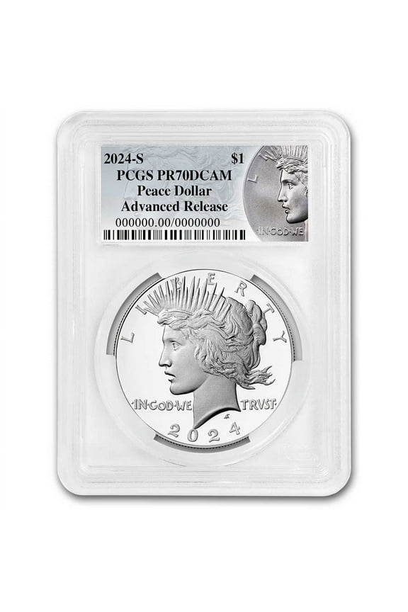 2024-S Proof Silver Peace Dollar PR-70 PCGS (AR, Peace Label)