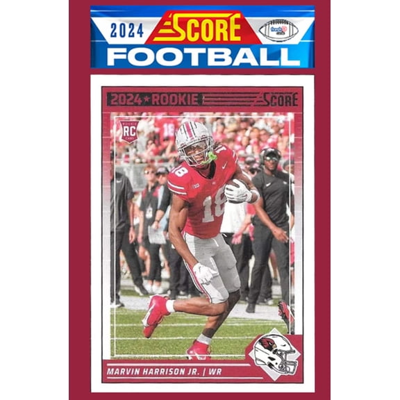 2024 SCORE NFL Arizona Cardinals Team Set 305 Marvin Harrison Jr MHJ