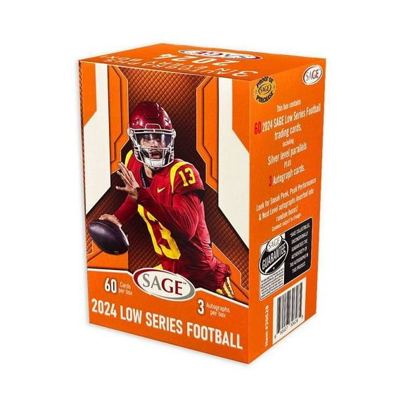 2024 Sage Low Series Football Blaster Box Trading Cards