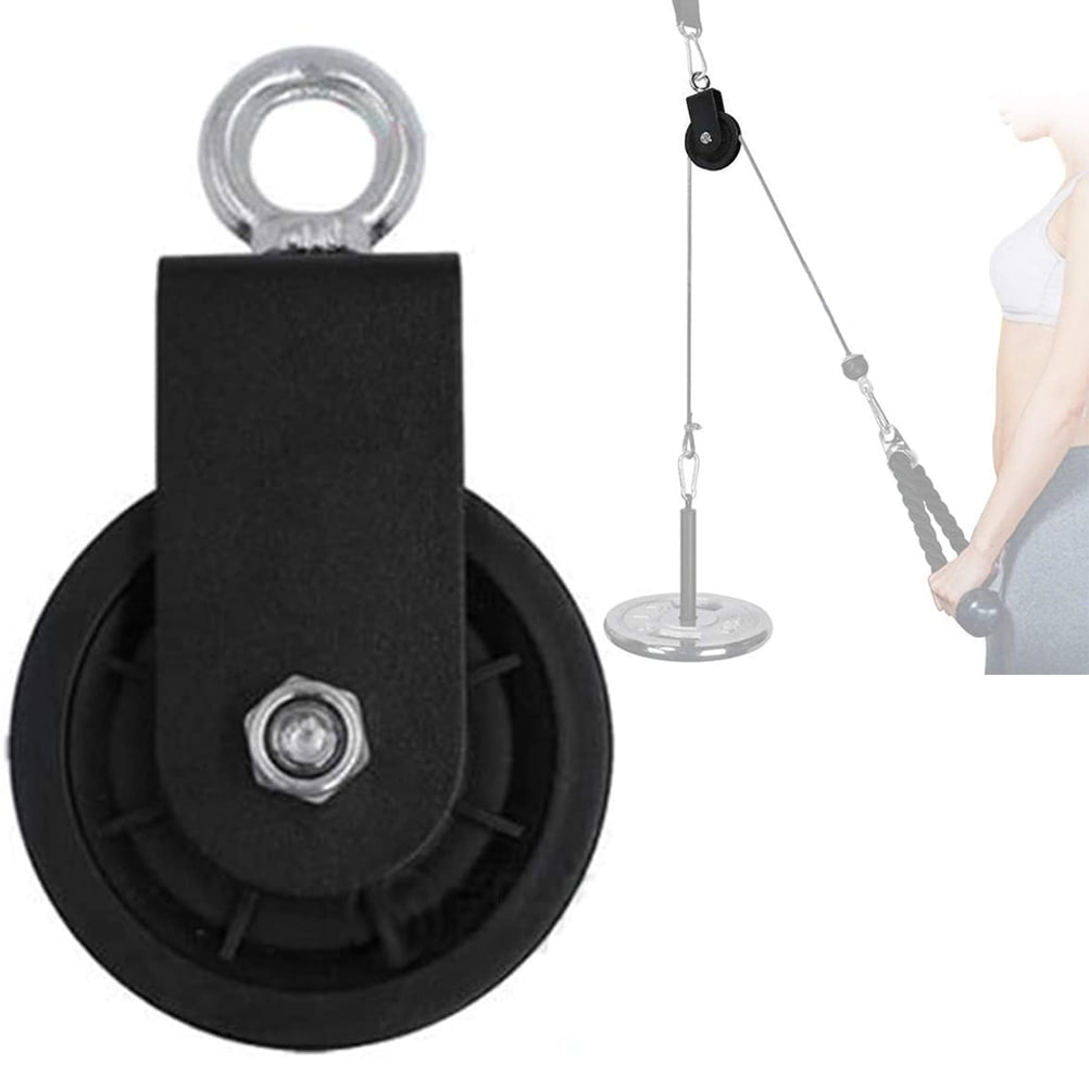 2024 Sale 360 Degree Rotation Strength Training Bearing Pulley Wheel Home Gym Equipment Indoor U Type Swivel Pulley Walmart