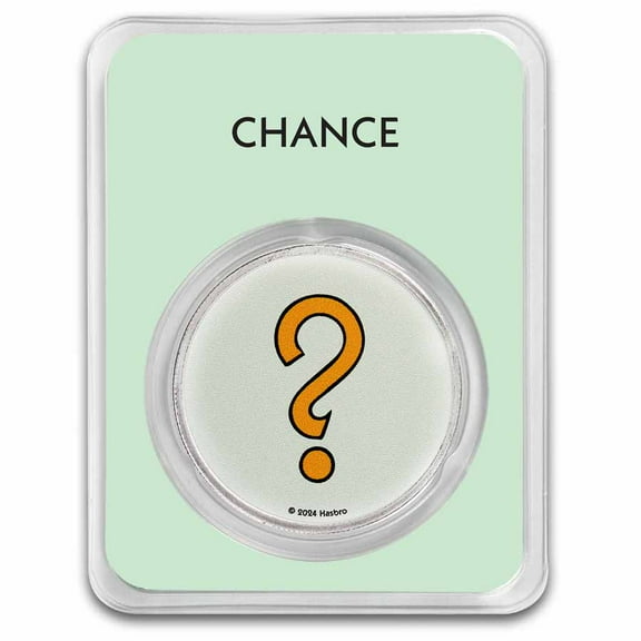 2024 Samoa 1 oz Silver Monopoly Board Space: Chance with TEP