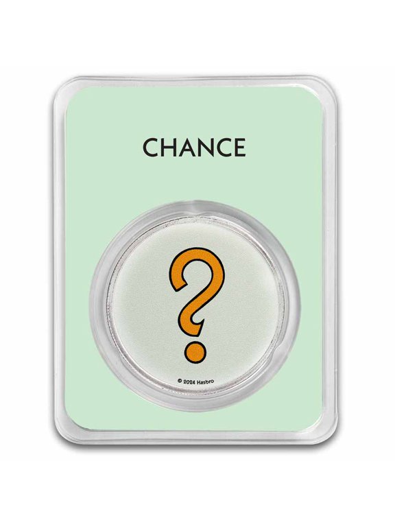 2024 Samoa 1 oz Silver Monopoly Board Space: Chance with TEP